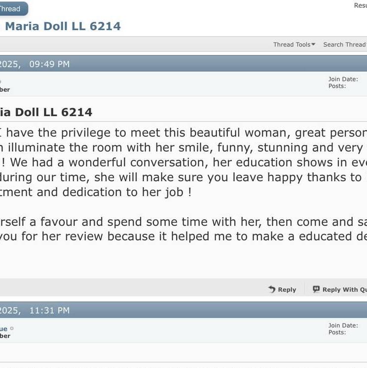 
                        Maria Doll
                     is Female Escorts. | Calgary | Alberta | Canada | EscortsLiaison