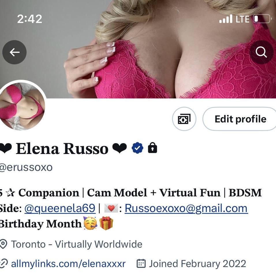 
                        Elena Russo
                     is Female Escorts. | Calgary | Alberta | Canada | EscortsLiaison