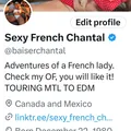 
                        RV Sexy French Chantal
                     is Female Escorts. | Thunder Bay | Ontario | Canada | EscortsLiaison