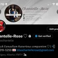 
                        Chantelle Rose
                     is Female Escorts. | Calgary | Alberta | Canada | EscortsLiaison