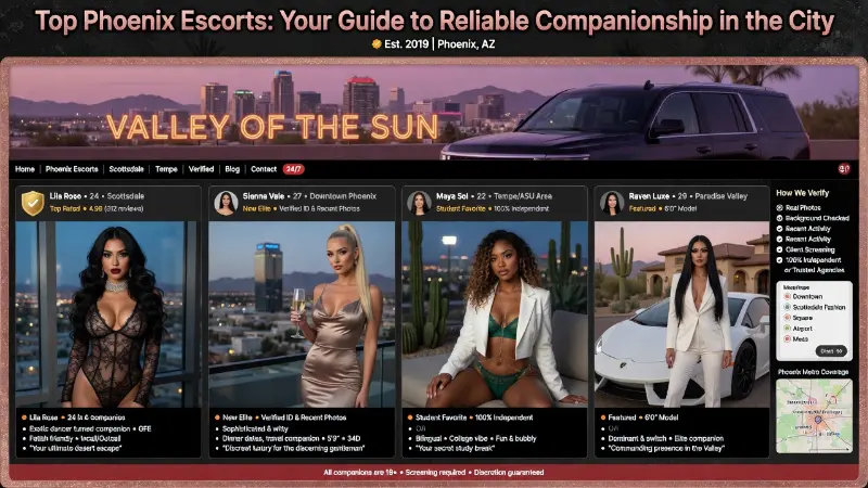 Premium Phoenix Escorts Without the Hassle of Unreliable Services